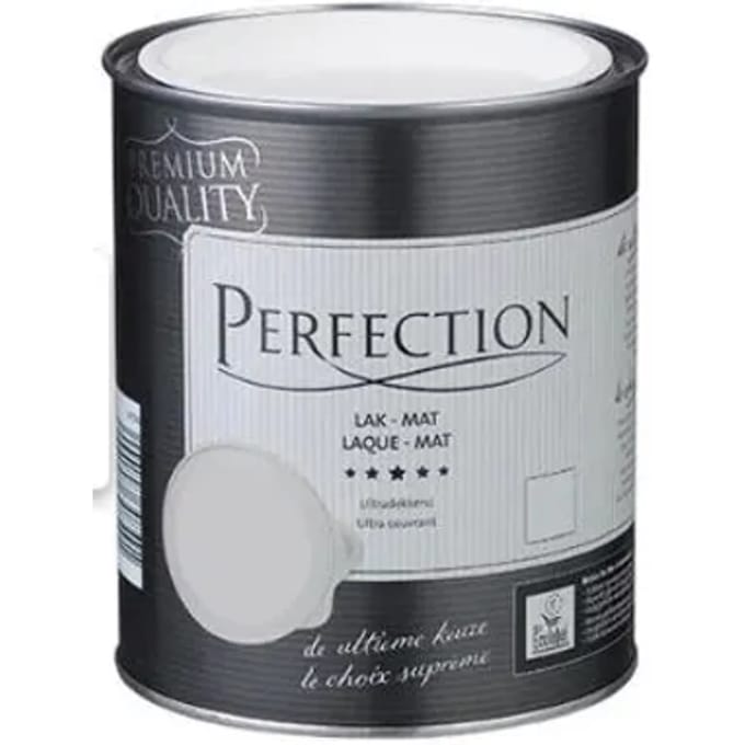 Perfection Houtlak Lak - Mat - Crèmewit Ral 9001 - 2,5l