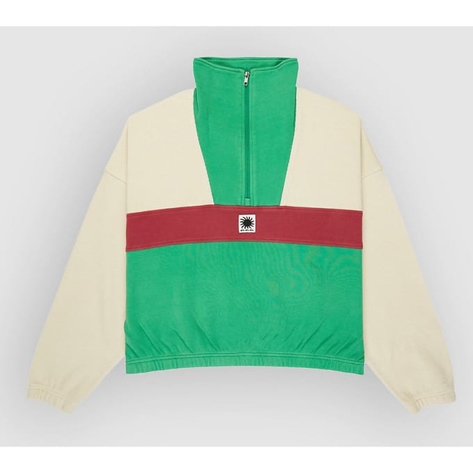 Dames sweatshirt met 1/2 rits Quiksilver Paz