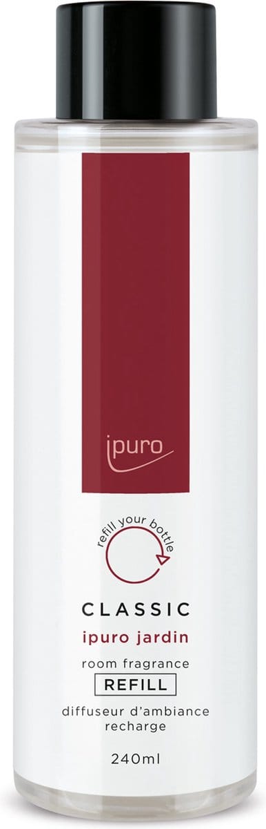 Ipuro Classic Jardin geurstokjes 240 ml refill - navulling