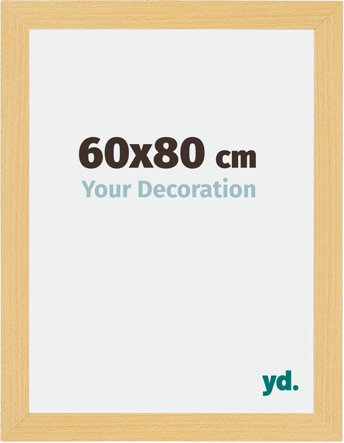 Your Decoration - Fotolijst 60x80 cm - MDF - Beuken Decor - Mura