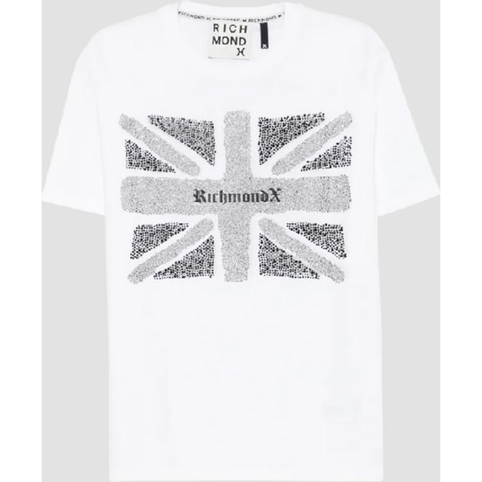 t-shirt met witte man print