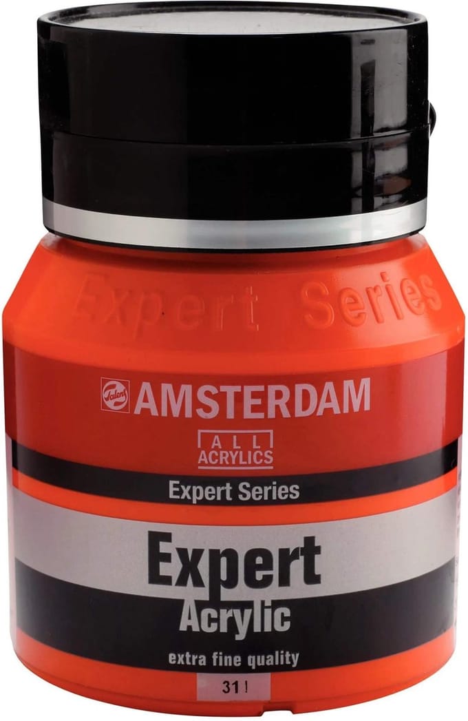 Expert Series Acrylverf Pot 400 ml - Vermiljoen 311