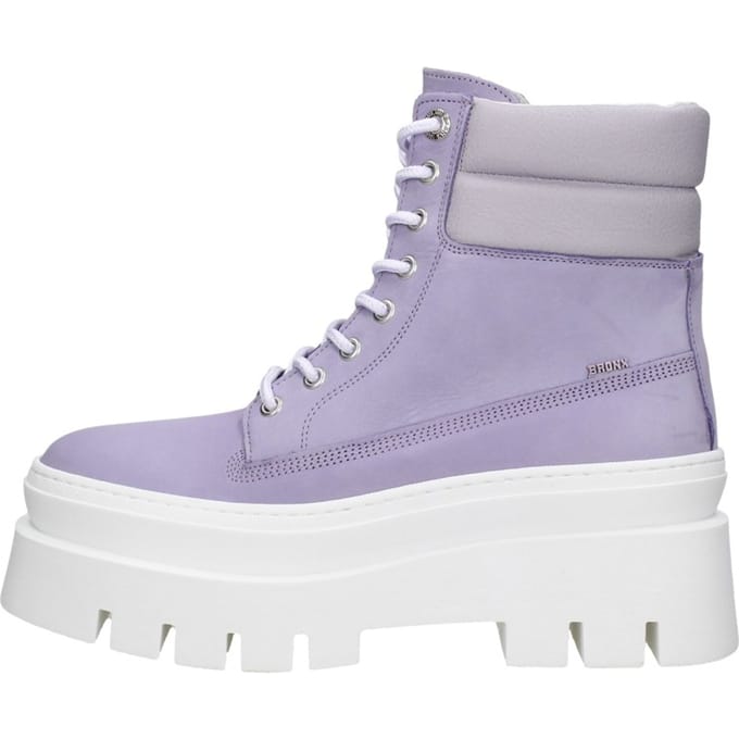 Bronx Evi-Ann Veterschoenen Hoog - lila - Maat 40