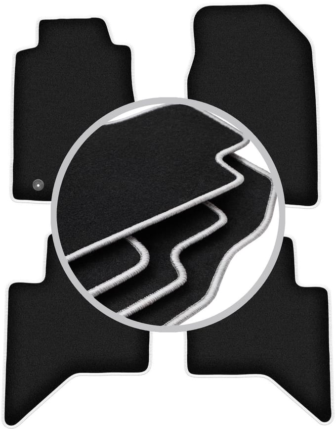 CARLUX-SILVER automatten voor: Isuzu D-MAX II pick-up (2011-)
