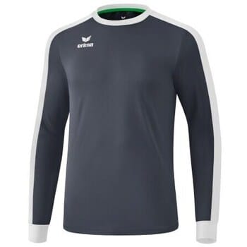 Erima Retro Star Voetbalshirt Lange Mouw Heren - Wit / Slate Grey | Maat: M