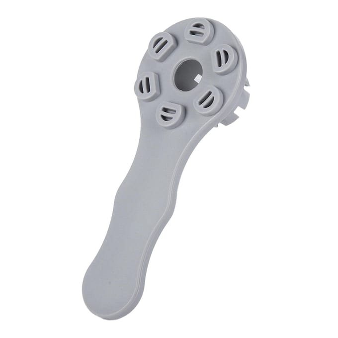 Clé de sécurité à 8 rainures en PVC 6 trous Clé pour soupape de surpression Grise pour bateau gonflable gray