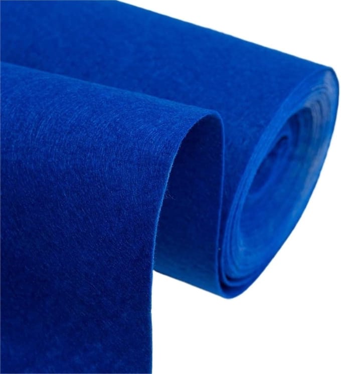 Bruiloftsloper - Feestmat Gangpad - Evenement Decoratie - Vlekbestendig Duurzaam - 10 Meter - Blauw