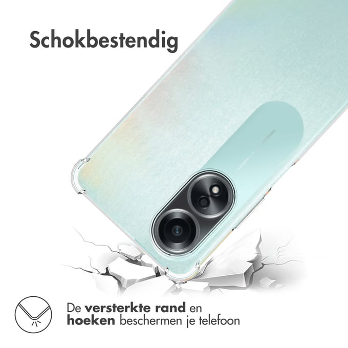 imoshion Hoesje - Geschikt voor Oppo A58 - Shockproof Case - Transparant