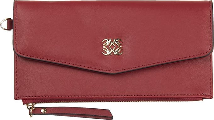 Juleeze Portemonnee 20x10 cm Rood Kunstleer