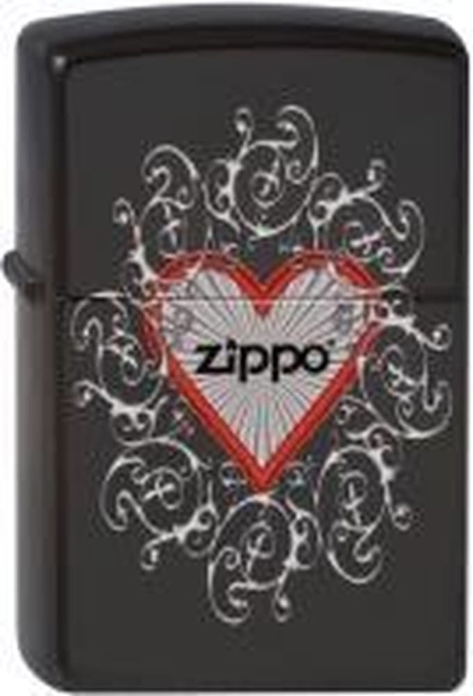 Zippo aansteker Heart Crown Vines