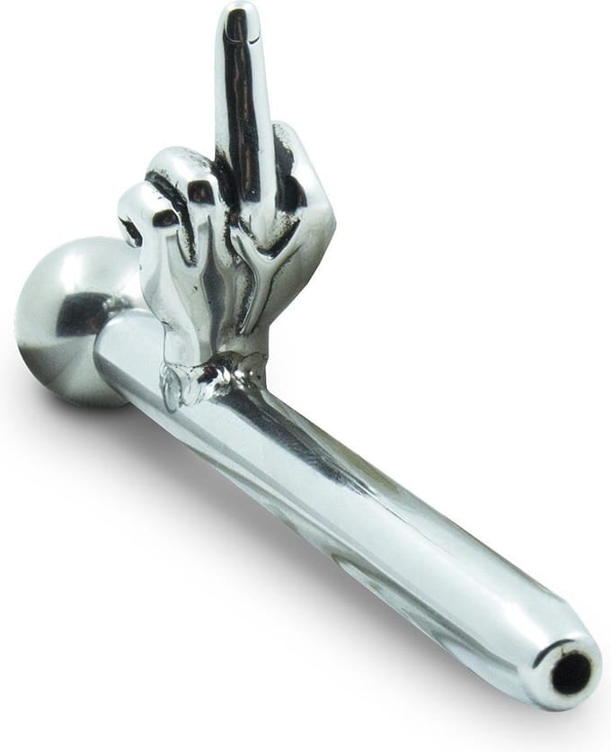 Mr Cock - Extreme Line - Fucking Deep - Penisplug - RVS - Zilver - 9.5cm