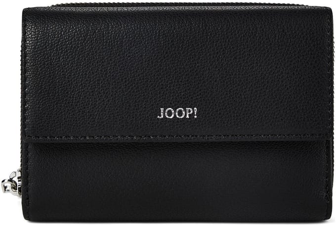 JOOP! Leren Portemonnee Lantea Martha Purse Black Zwart