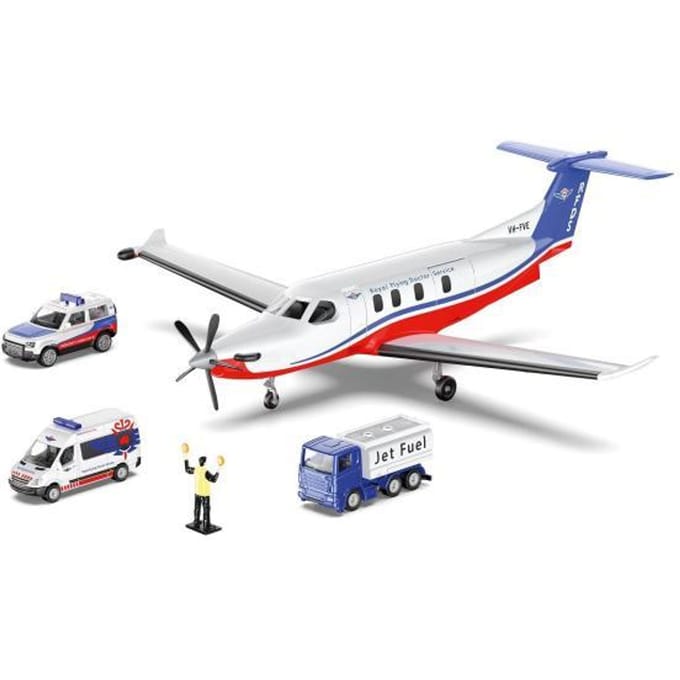 Siku 5406 Pilatus PC-12 Pro "Flying Doctors" met accessoires Voertuigen