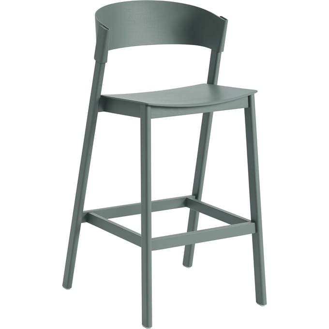 Muuto Cover Barkruk - donkergroen