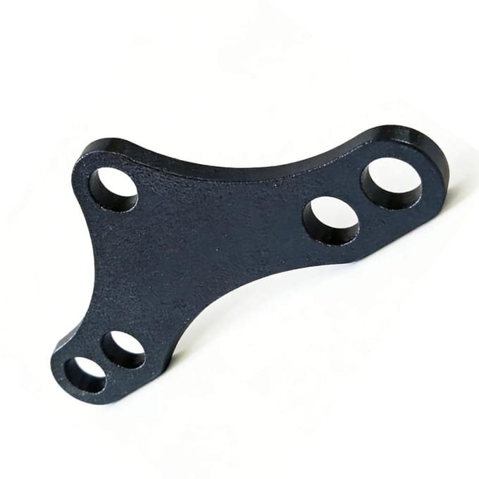 Kabelmachine Dubbel naar Enkel Adapterplaat 2 naar 1 Kabelmachine Adapterplaat T-Bar V-Bar Connector Zwart zwart