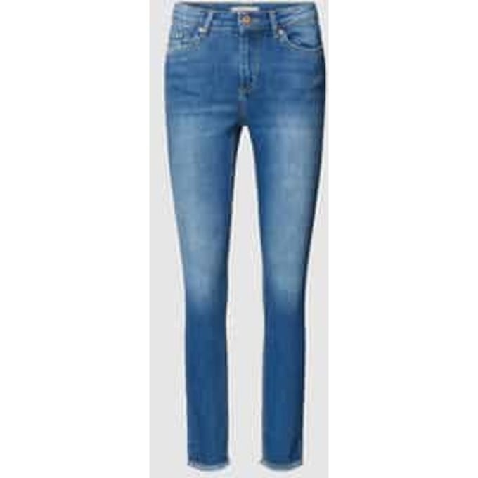 Skinny fit jeans met rafels, model 'BLUSH'
