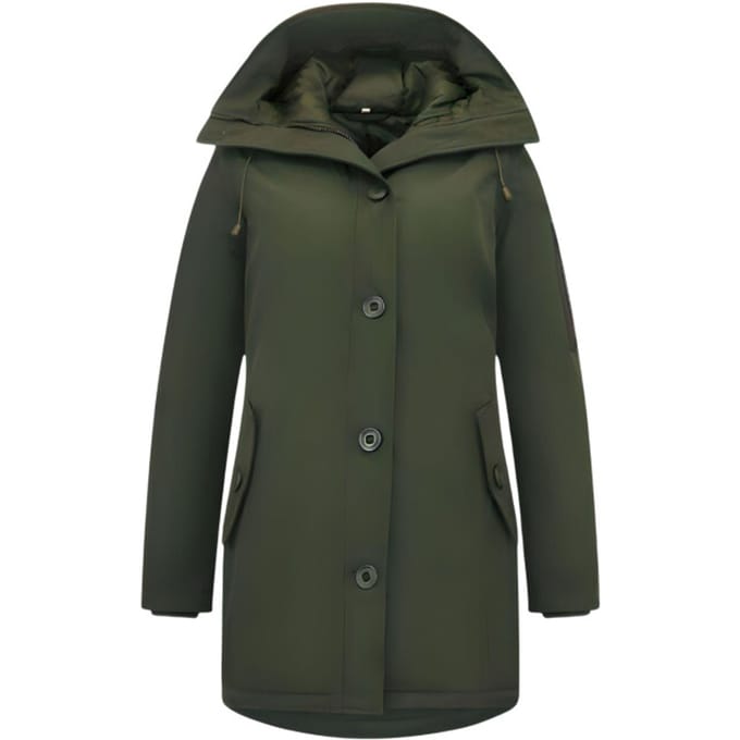 Waterdichte Winterjas Dames Parka - 505 - Groen
