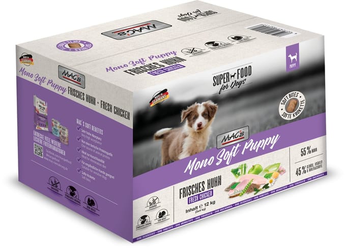 MAC's DOG - Mono Soft Puppy Verse Kip - 3x4kg