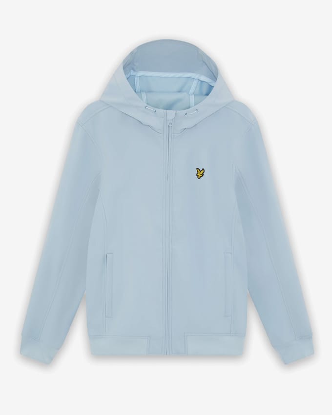 Lyle & Scott Mesh Back Softshell Jacket Jassen Heren - Zomerjas - Lichtblauw - Maat XS