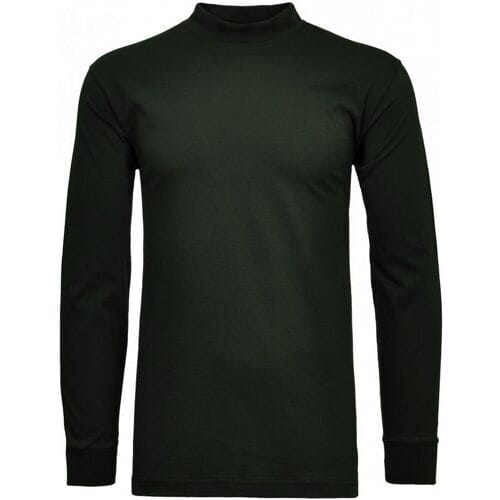 Ragman Long Sleeve Turtle T-Shirt Single Jersey Quality Donker Groen / male