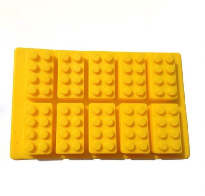 Siliconen Stenen in de kleur Geel - Ijsblokjeshouder - Chocoladevorm