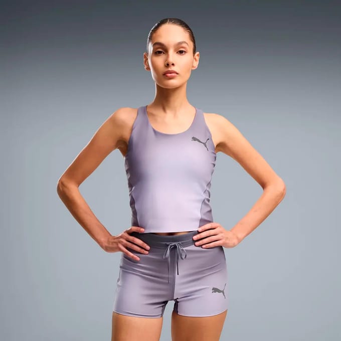 Top Puma W Lightspeed Aop Crop Top - Sportswear - Vrouwen