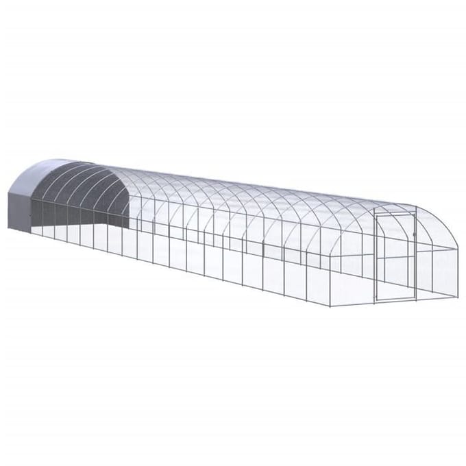Maison Exclusive - Poulailler d'extérieur 3x20x2 m Acier galvanisé