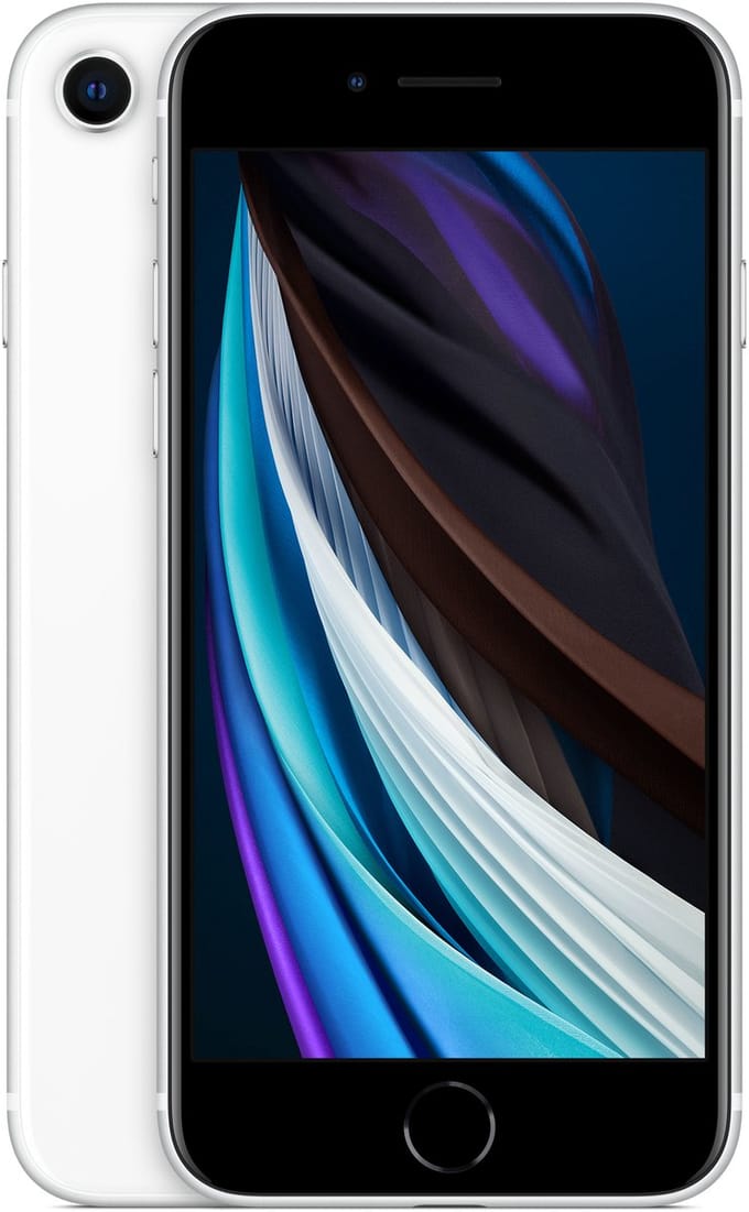 Apple iPhone SE 11,9 cm (4.7") Hybride Dual SIM iOS 14 4G 256 GB Wit