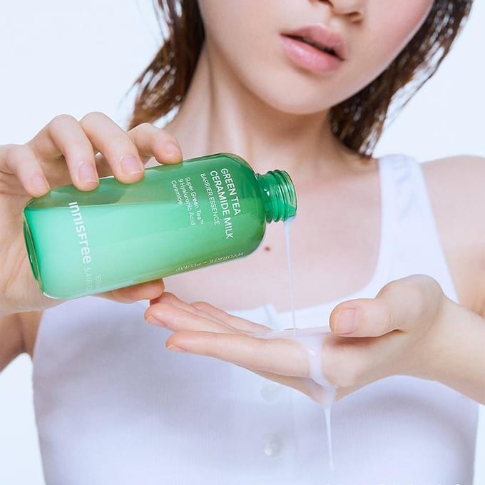 [innisfree] Essence Lait Barrière Céramide Thé Vert 90ml/160ml 90ml green