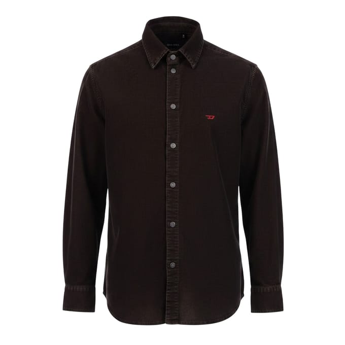 Diesel Overshirt voor heren, effen (Bruin)