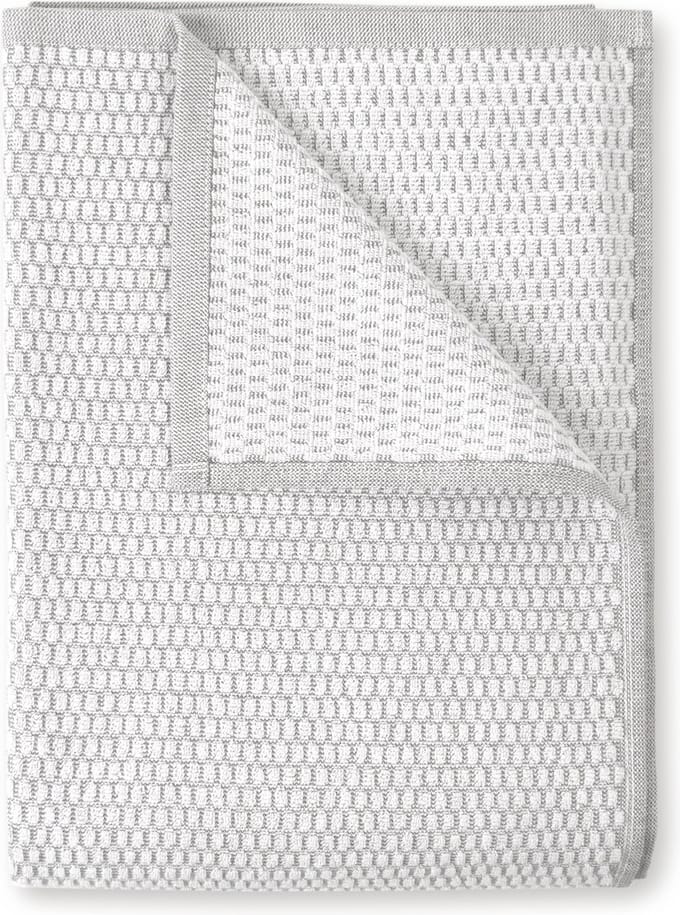Mingle Moose-deken- badstof -ledikant- wafel- 105x155- grijs
