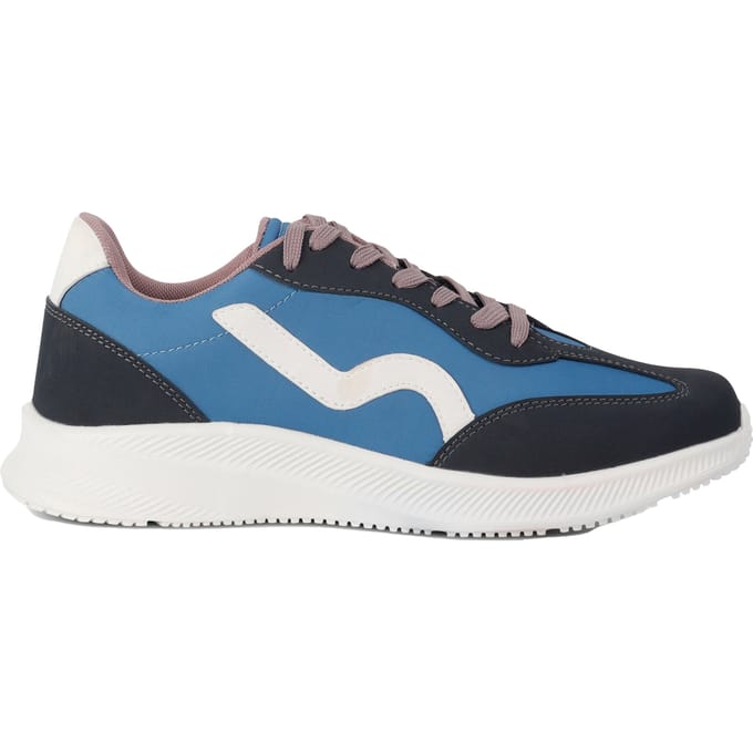 Regatta Dames/Dames Marine Retro Trainers (Koronet Blauw/Toadstool)
