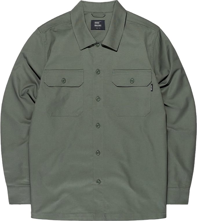Vintage Industries Harris Shirt Light Olive L