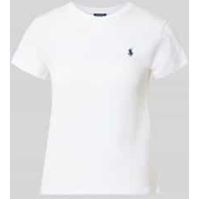 Regular fit t-shirt van puur katoen