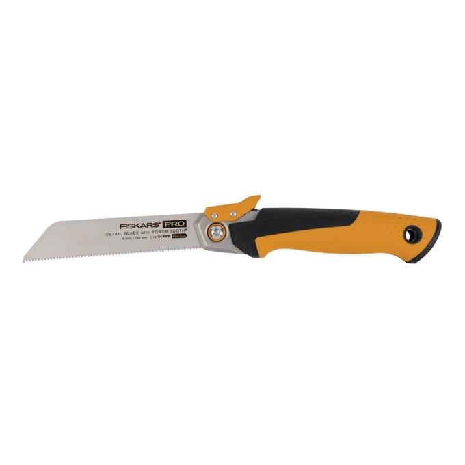Fiskars Pro Power Tooth Folding detail pull saw (15 cm)