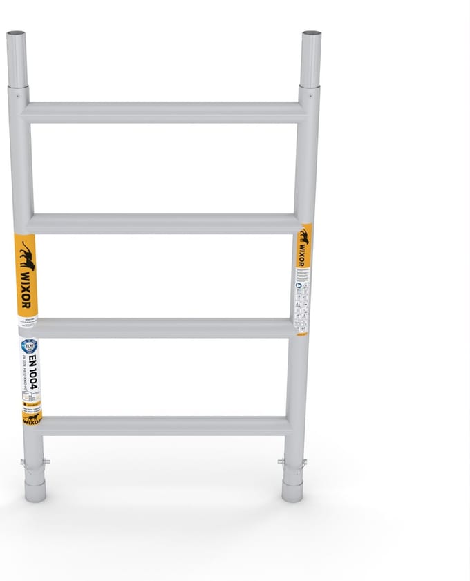 Wixor Opbouwframe 75 | 4 sporten | steigerframe | steigeronderdeel | frame | steiger | aluminium | 2mm | stelling