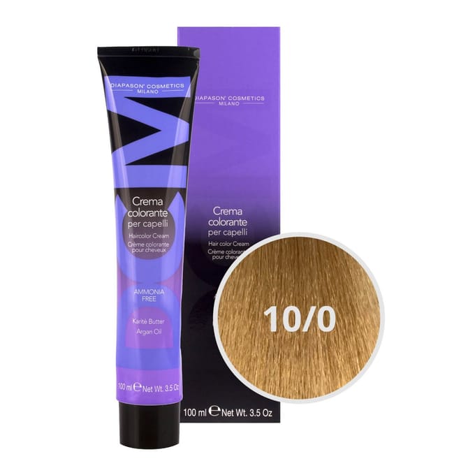 DCM Hair Color Cream Ammonia Free 10/0 Natural 100ml