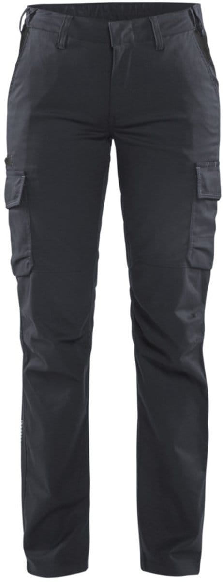 Blaklader Dames industrie werkbroek stretch 7144-1832 - Medium Grijs/Zwart - C48
