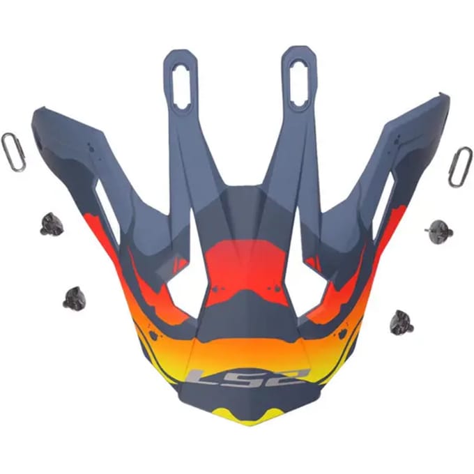 Vervangende visier voor crossmotorhelm LS2 MX708