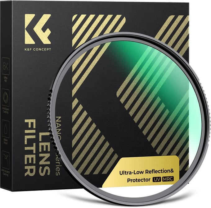 K&F Concept 67mm UV filter Nano-X MRC super hard HD Ultra Low Reflection