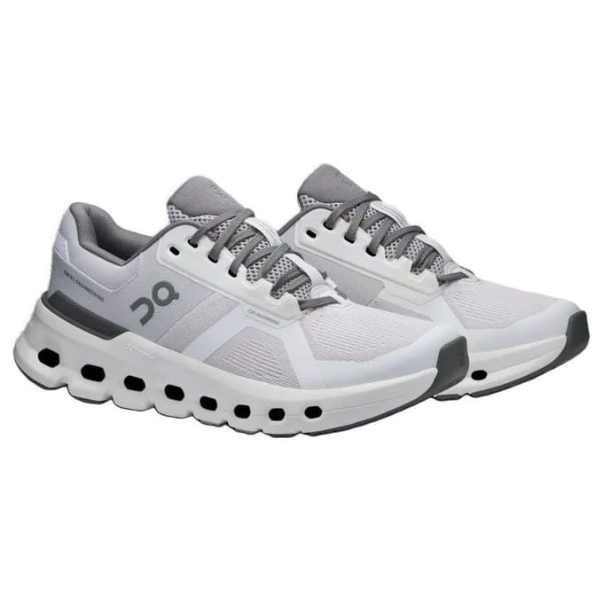 ON Cloudrunner 2 Blanc Glacé Baskets Femme Gris 3WE10130622 36.5 gray