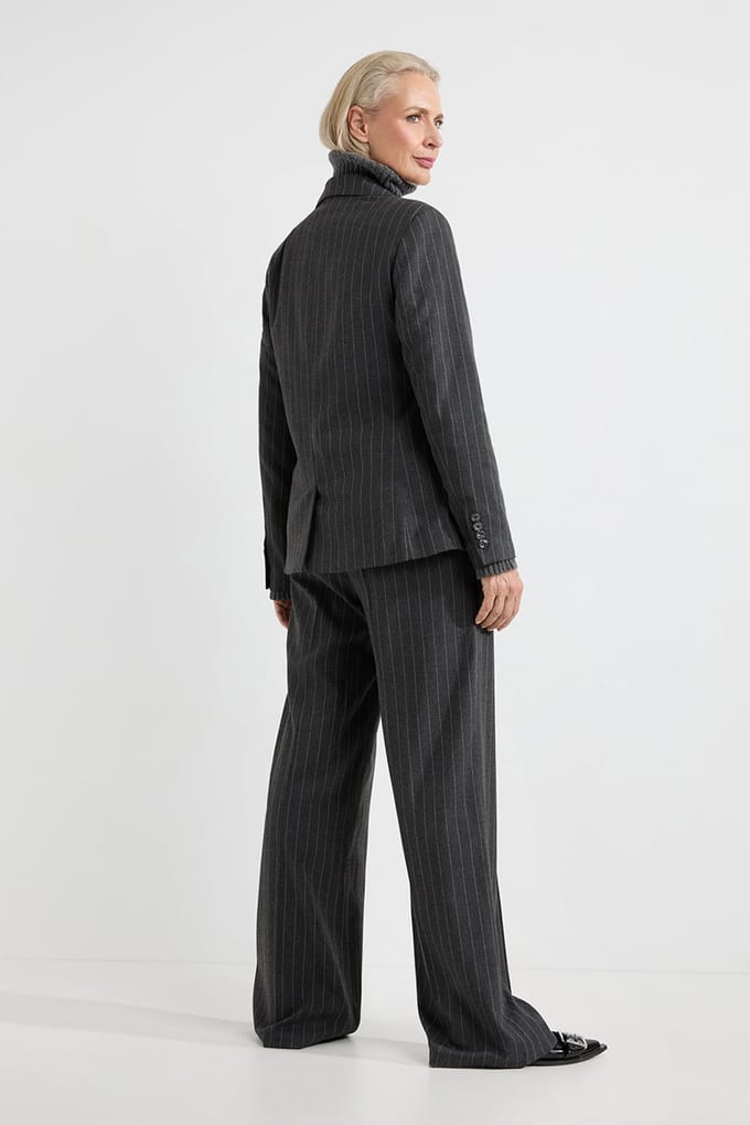 Josephine & Co Antonia Blazer Anthracite Stripe Taglia: 42 | Outlet | Donna