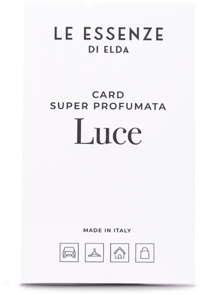 Wasparfum Geurkaart - Le Essenze di Elda - LUCE