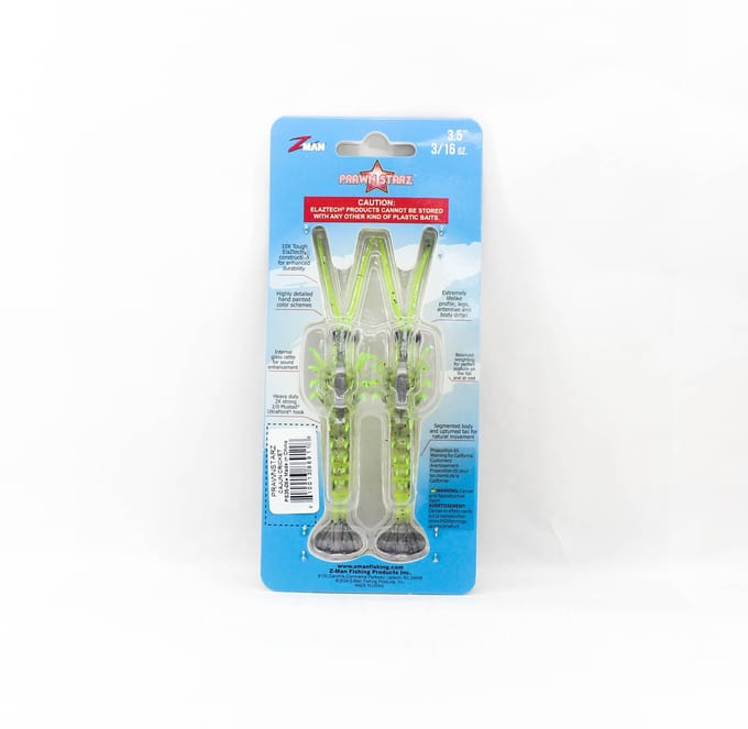 Zman Soft Lure PrawnstarZ 3,5 Inch 2/Pack Cajun Cricket (9118) white