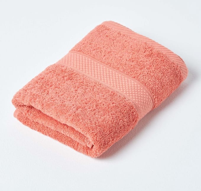 Homescapes Turkse katoenen handdoek, oranje