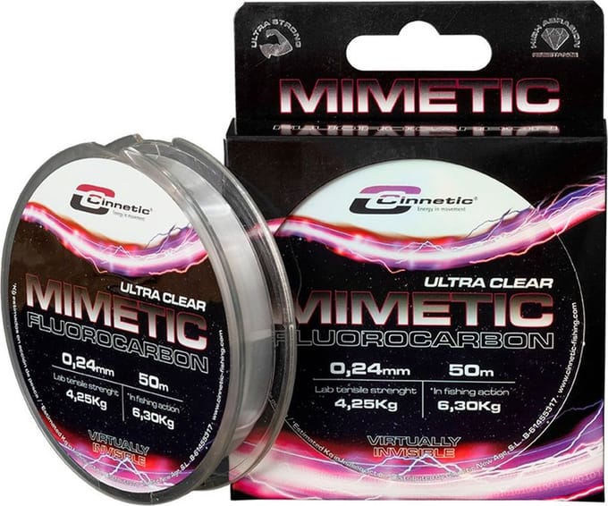 Cinnetic Mimetic Flurocarbon 150 M Zwart 0.380 mm