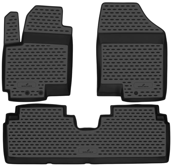 Walser Rubberen Voetmatten XTR geschikt voor Kia Venga (YN) 02/2010-03/2019