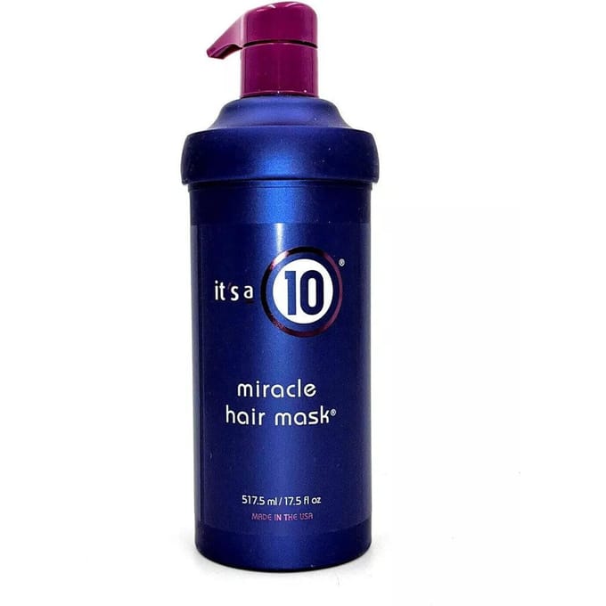 C'est un 10, Miracle, Masque Crème Traitant pour Cheveux, Lisse & Adoucit, 517,5 ml