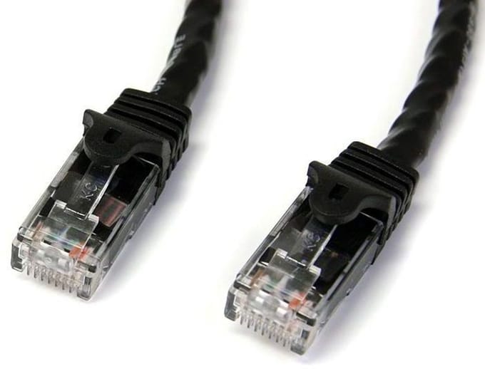 StarTech CAT6 ethernet netwerkkabel snagless 1m - zwart