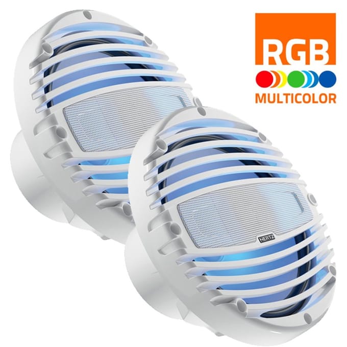 HMX 6.5-LD-TW - 6.5" Marine high performance coax speakers wit RGB LED, set van 2